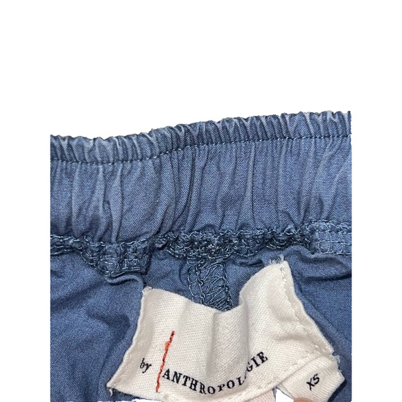 Anthropologie The Mossa Parachute Y2K Trousers Cotton Pants Blue XS A003252 - Picture 7 of 12